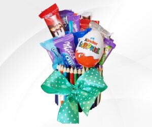 Kytice z bonbonů PASTELKY malá